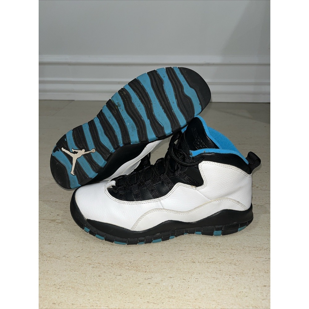 Jordan Air Jordan 10 Retro Powder Blue 2014 GS Basketball Sneaker 310806-106 7Y